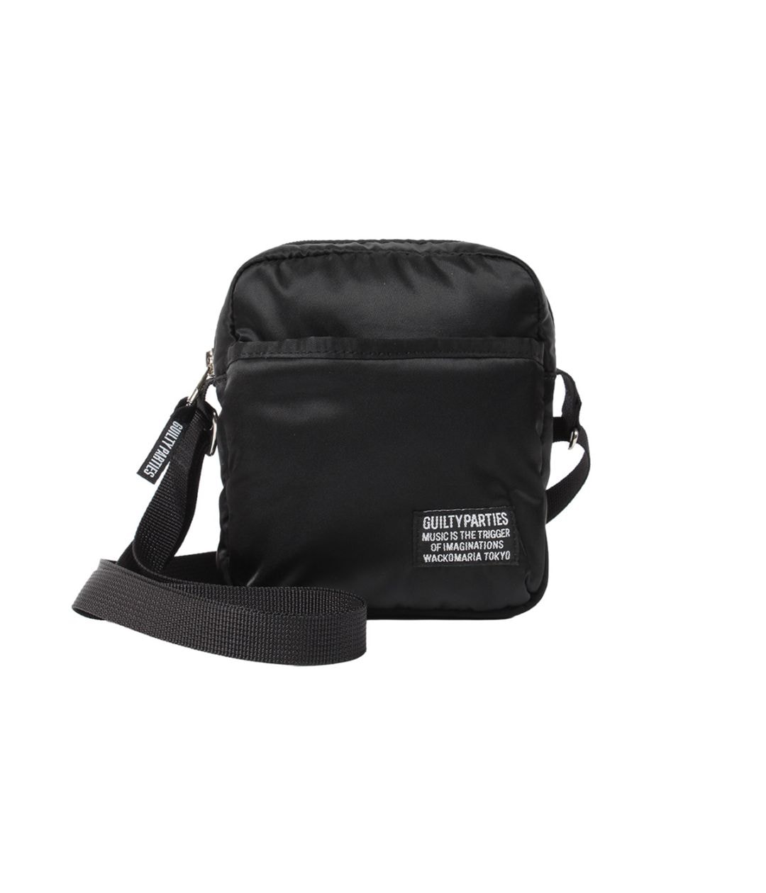 SPEAK EASY / NYLON SHOULDER MINI BAG【BLACK】｜WACKO MARIA