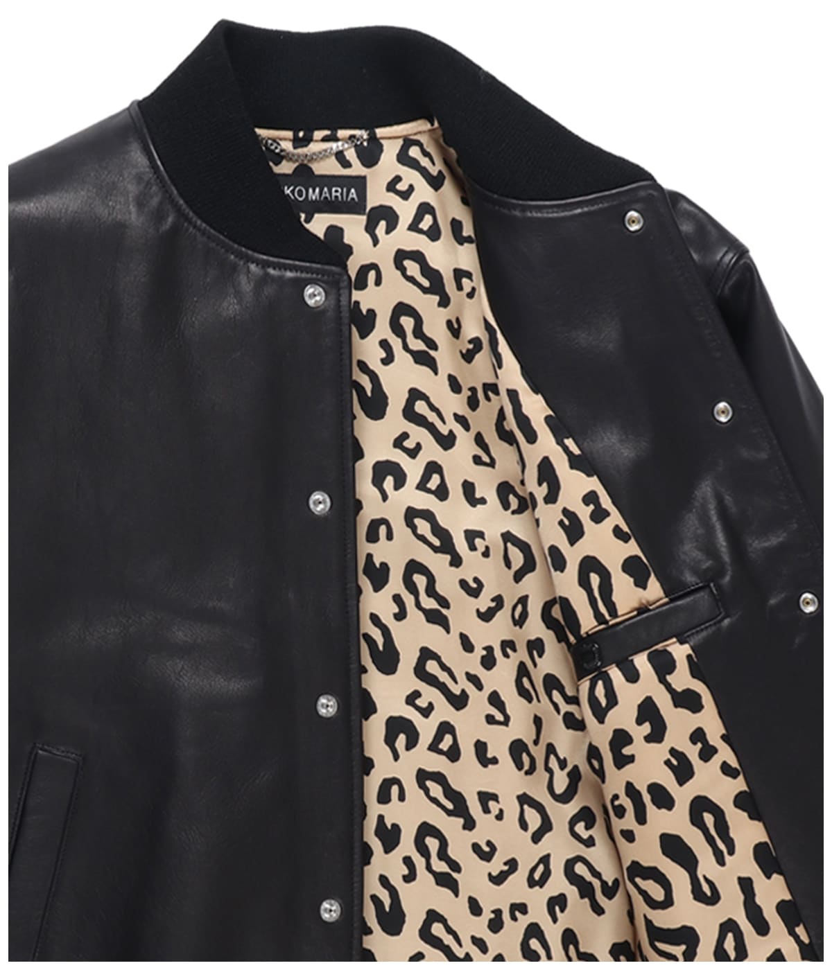 LEATHER VARSITY JACKET -A- (TYPE-2)【BLACK】｜WACKO MARIA｜MELTING