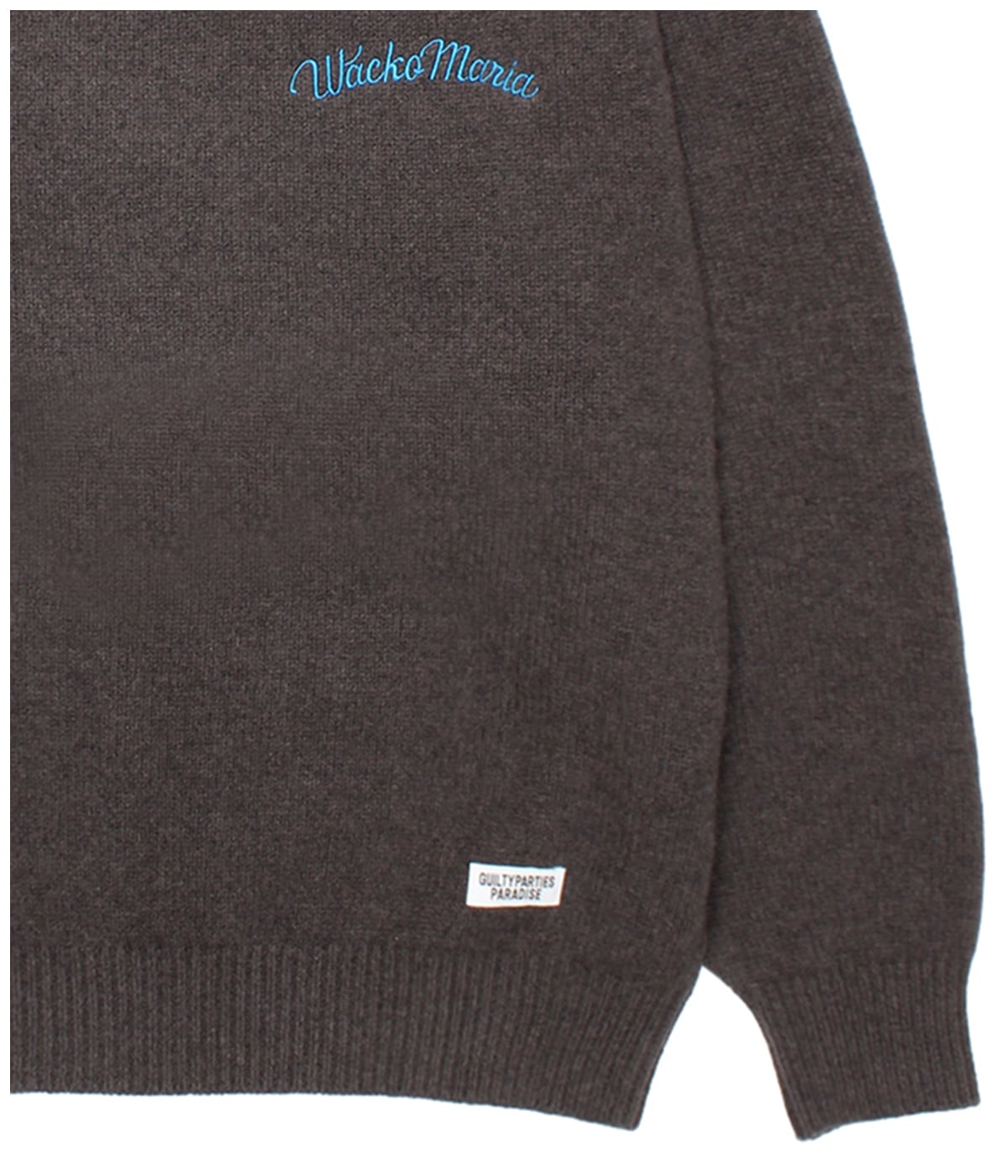 CLASSIC KNIT SWEATER (TYPE-1)【GRAY】｜WACKO MARIA｜MELTING POT