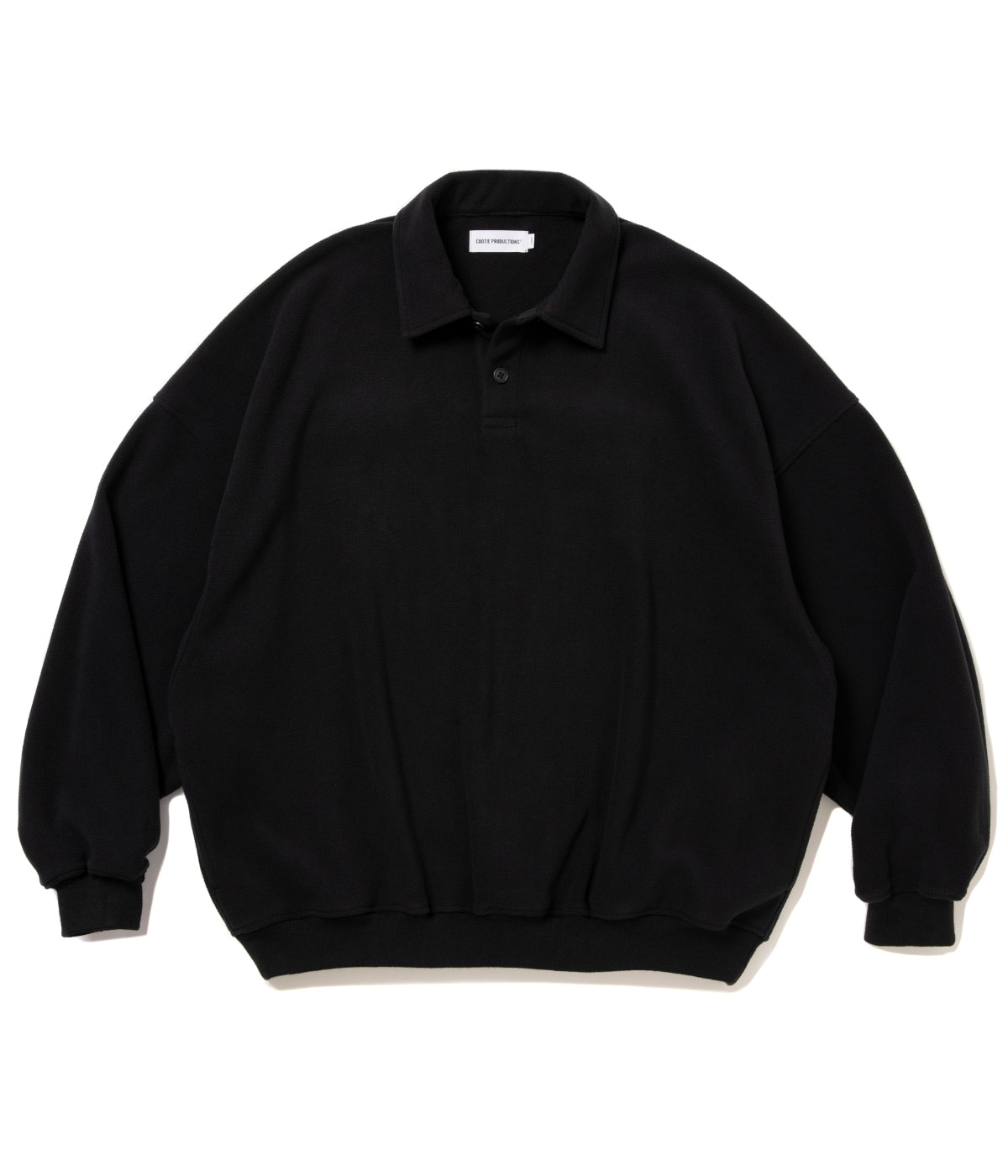 Fleece Sweat Polo Shirt【BLACK】｜COOTIE PRODUCTIONS®︎｜MELTING