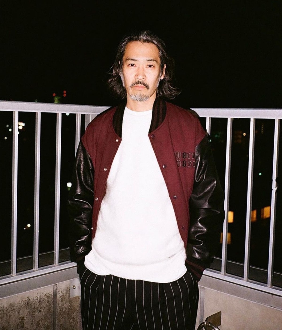 LEATHER VARSITY JACKET (TYPE-2)【BURGUNDY】｜WACKO MARIA｜MELTING