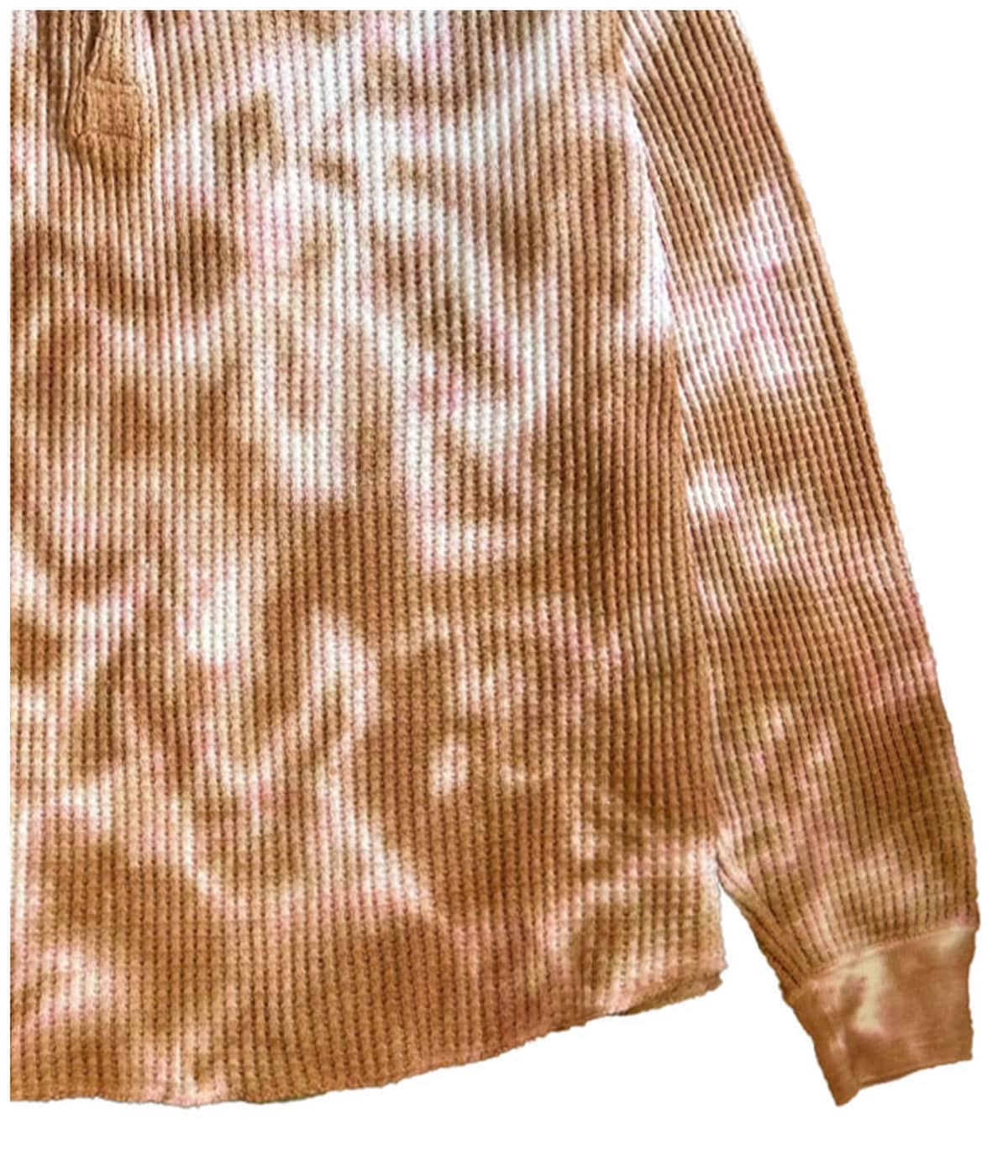 TIE DYE ORIENTAL HENRY NECK SHIRT【TIE DYE】｜exodus brand