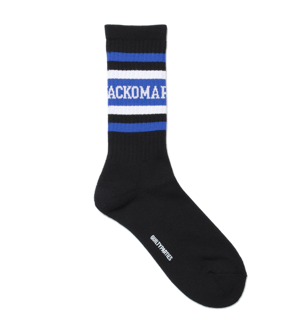 LOGO JACQUARD SOCKS -WACKO MARIA-【BLACK】｜WACKO MARIA｜MELTING
