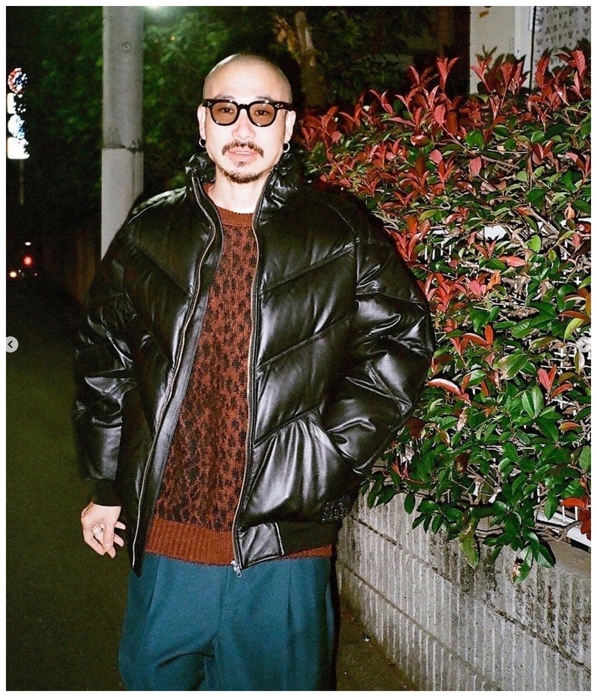 LEATHER DOWN JACKET -A-【BLACK】｜WACKO MARIA｜MELTING POT（正規