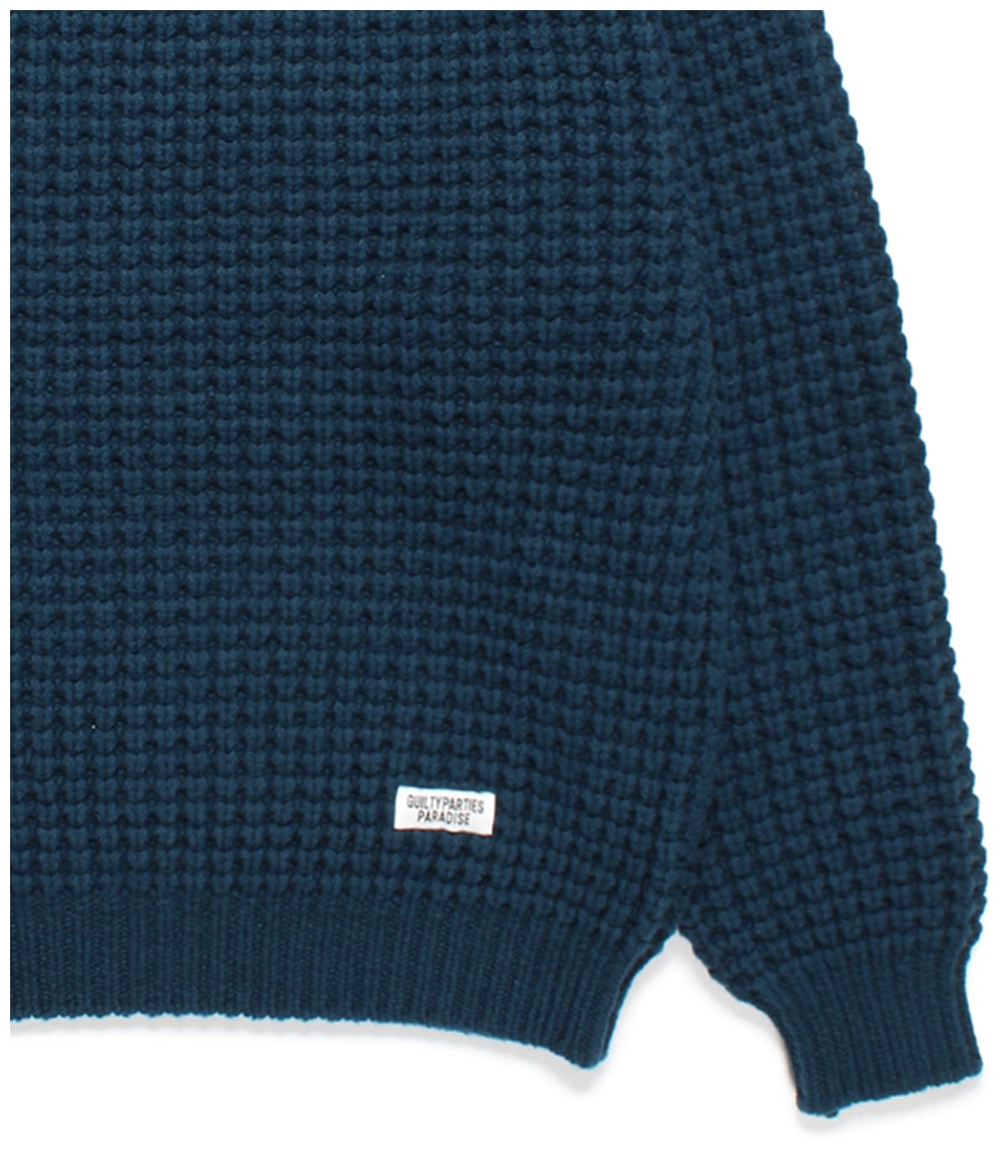 WAFFLE KNIT SWEATER【GREEN】｜WACKO MARIA｜MELTING POT（正規取扱店