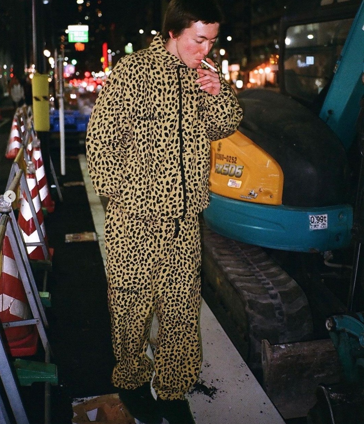 GRAMICCI / LEOPARD TRACK JACKET【BEIGE】｜WACKO MARIA｜MELTING POT