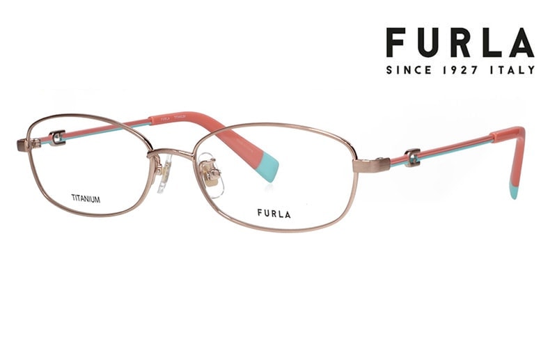 VFU795J 0L80 53 FURLA フルラ メガネ メガネフレーム オーバル