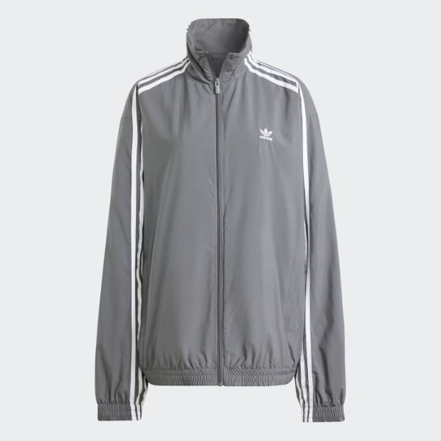 レディース ADILENIUM オーバーサイズ トラックトップ グレーファイブ