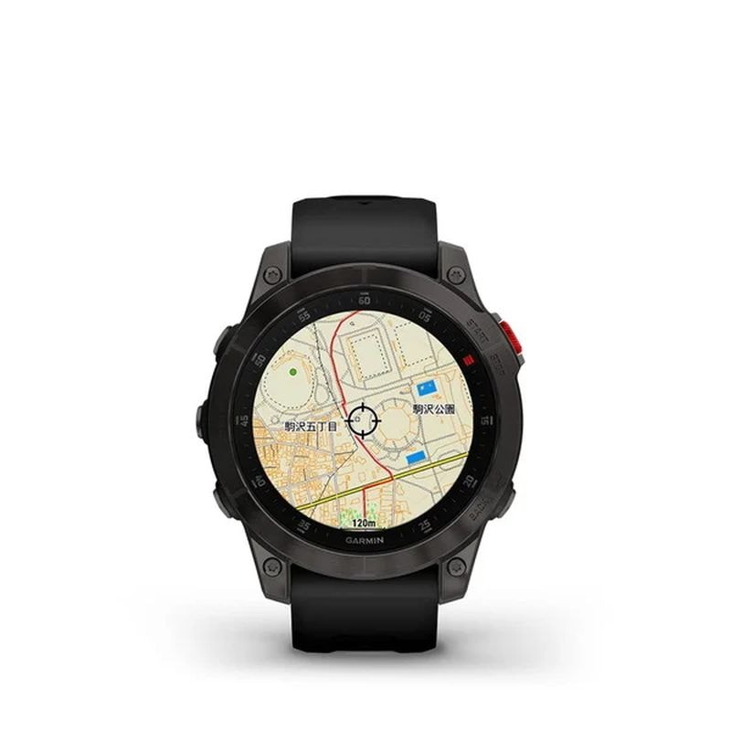 GARMIN（ガーミン）epix Sapphire Carbon Gray DLC Ti / Black 47mm