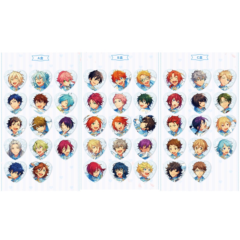 6/15〆】【選べる10点セット】誓約ハート缶バッジ 偶像夢幻祭 618フェア（