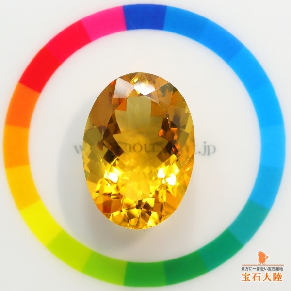 天然シトリン 30.23ct 【大粒】 ブラジル