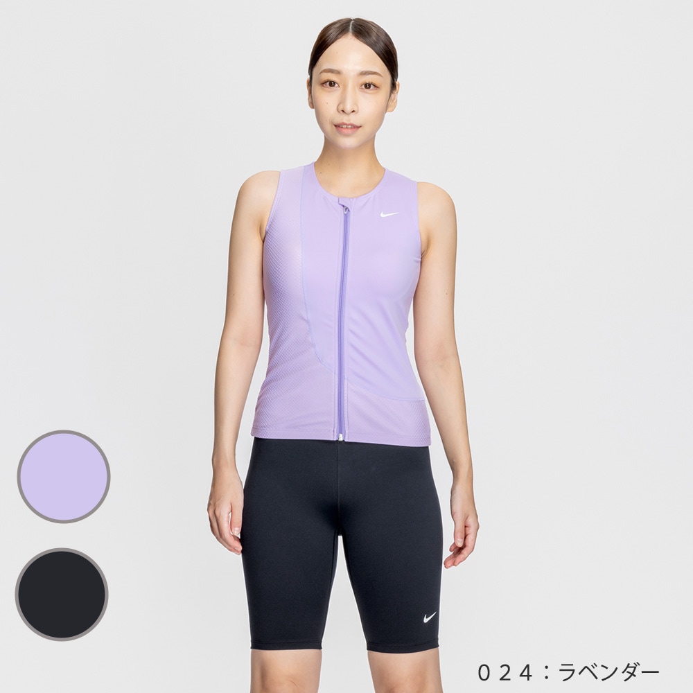 レディース フィットネス水着 セパレート／フルジップ 女性 NIKE