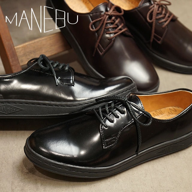 マネブ MANEBU ヒヒン フェイススキン メンズ レザーシューズ [MNB