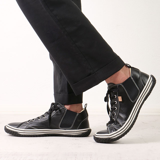 返品送料無料】スピングル SPINGLE スニーカー サイドゴア [SP442-05