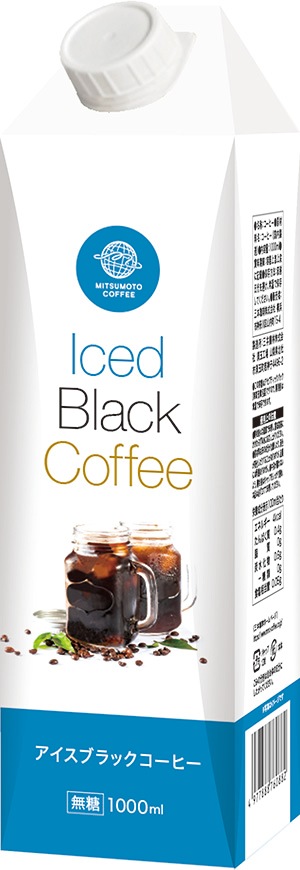 三本珈琲 アイスブラックコーヒー無糖 1000ml 【gs】 | ドリンク | 三