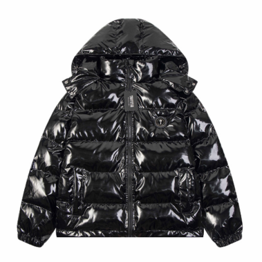 Trapstar London ダウンジャケット Irongate Shiny Black Puffer