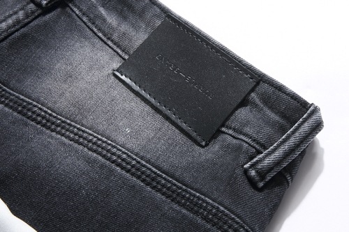 PURPLE BRAND ウォッシュド ペイント ダメージデニム イン ブラック