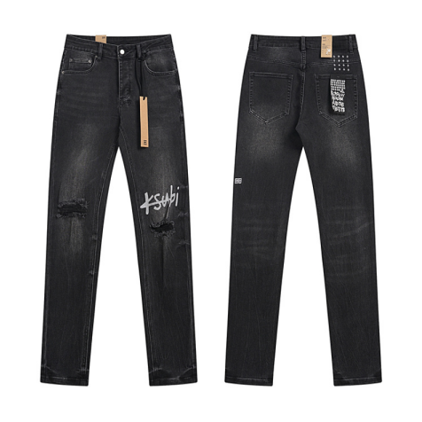 KSUBI スビ スリムフィットデニム Chitch Laid Black KS9012｜MIRISE