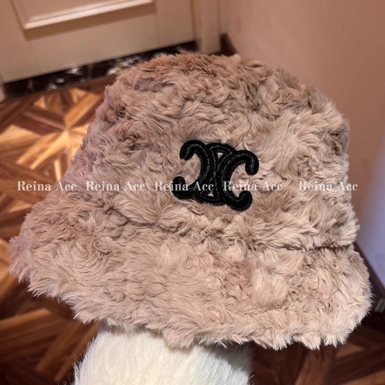 高級感 ラムファー バケットハット CELINE Bucket Hat セリーヌ風