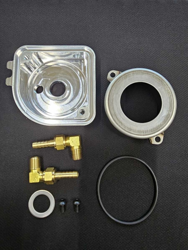 ホーク オイルクーラー 取り出し PT1/4 CB250t CB400t CB250n CB400n