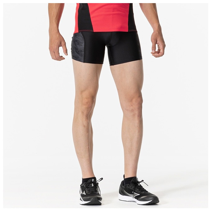 MIZUNO（ミズノ）限定 MTCレーシングタイツ(ショート)（U2MBB012）陸上