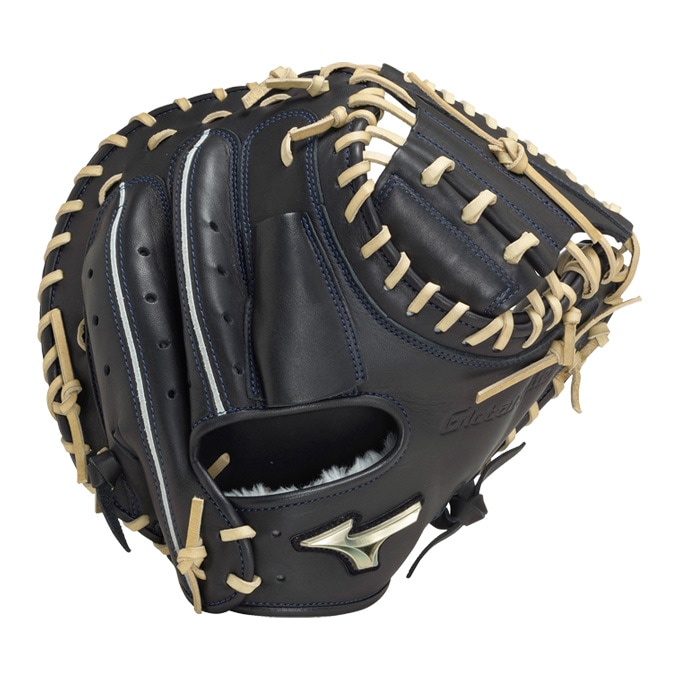 ブラックのみ】MIZUNO（ミズノ）軟式用キャッチャーミット グローバル
