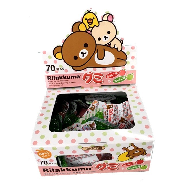 リラックマ グミ 70個入り 丹生堂 おみくじ付 | 駄菓子くじ | みぞた