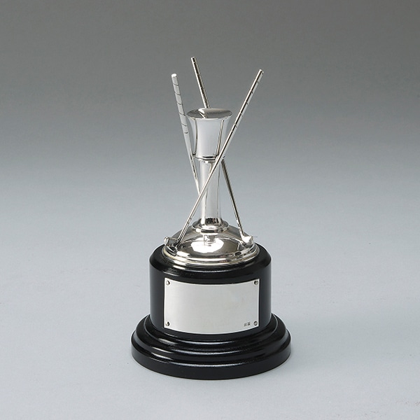 記念ボールトロフィー三本クラブ | 宮本商行オンラインショップ : 銀