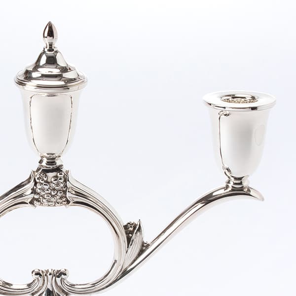 銀製三灯燭台 | 宮本商行オンラインショップ : 銀製品 宮内庁御用達