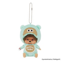 ネコポス可】たぬきゅんフレンズ×モンチッチ アクリルキーホルダー