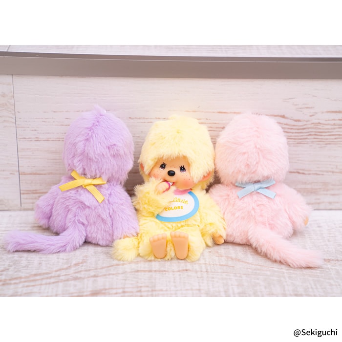 モンチッチCOLORS キーチェーン ピンク|【ぬいぐるみのセキグチ