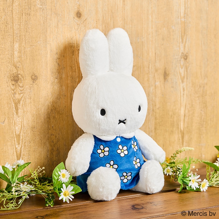 miffy Flower Dress ふわふわシフォンミッフィー|【ぬいぐるみの