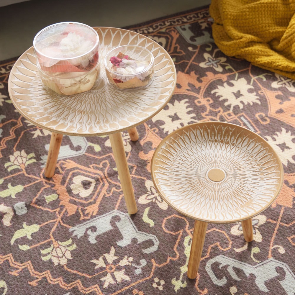 モロッコ風天板のサイドテーブル｜S | インテリア・家具の通販