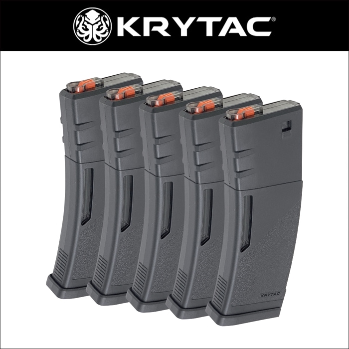 LAYLAX KRYTAC M4 ポリマーマガジン 150連5本入り | マガジン,電動ガン