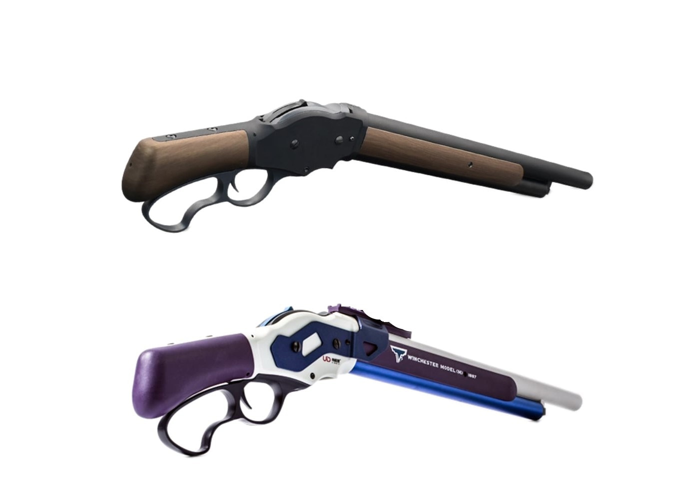 ウィンチェスター M1887タイプ カート式 スポンジショットガン BK/FW