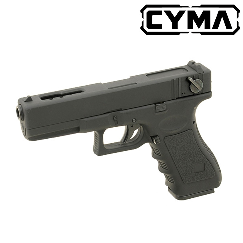 店内全品5％OFFクーポン】CYMA Glock18C MOSFET 電動ハンドガン BK