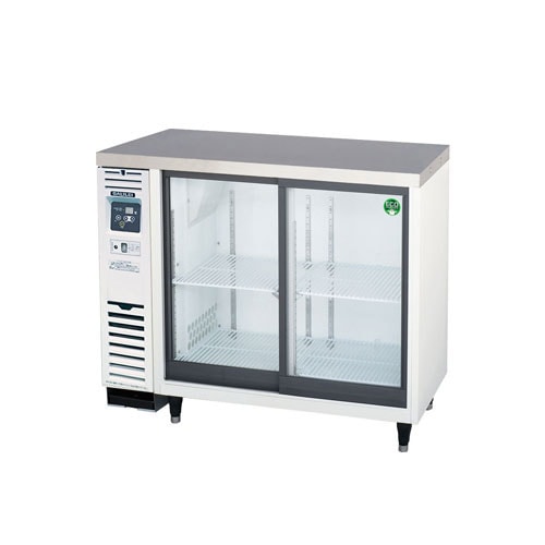 127業務用 冷蔵ショーケース オフィスコンビニ XW-105 左右開き 小型
