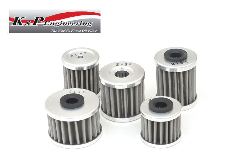 K&P Engineering ステンメッシュオイルフィルター 2151 カートリッジ