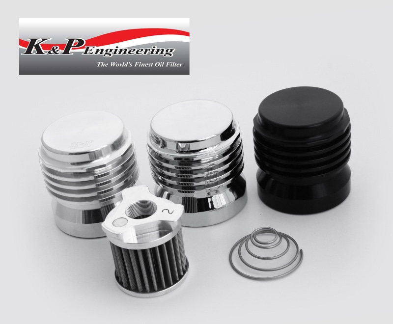 K&P Engineering ステンメッシュオイルフィルター カートリッジタイプ