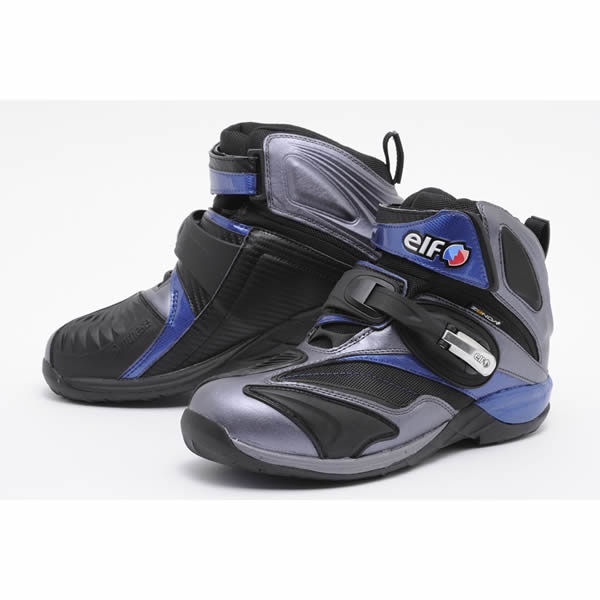 エルフ（elf）シンテーゼ14 ライディングシューズ（シルバー/ブルー
