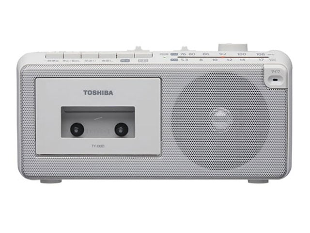 TOSHIBA 東芝 ラジオカセットレコーダー グレー TY-XKR1(H