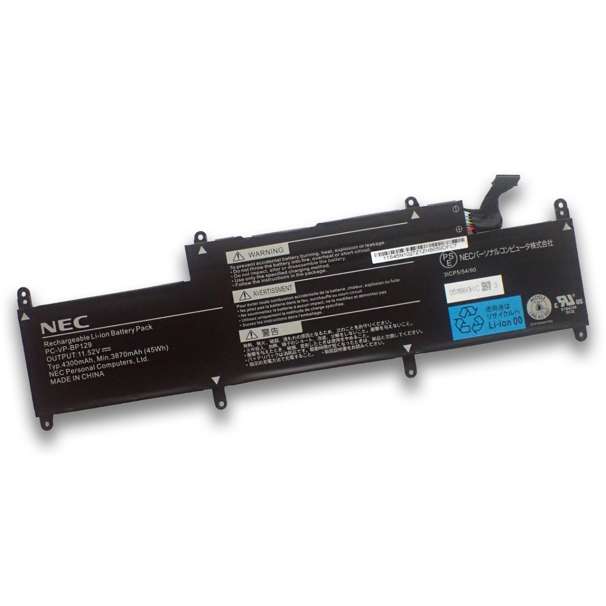 NEC LAVIE Pro Mobile PM550/NA PM750/NA 交換用 純正内蔵バッテリー