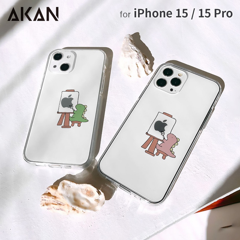 AKAN（エイカン） AKAN [ iPhone 15 / 15 Pro 用] ソフト クリアケース