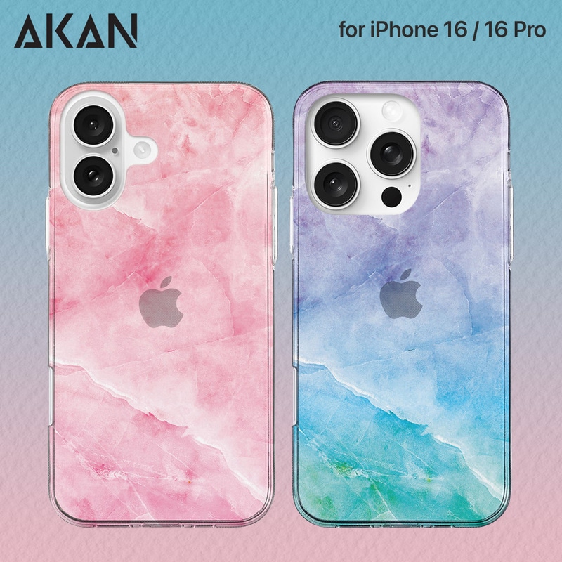AKAN（エイカン） [iPhone 16 / 16 Pro 用] ソフト クリアケース