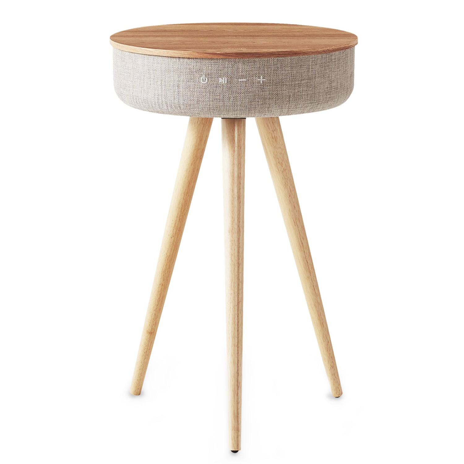 無線充電可能 360°スピーカー内蔵 サイドテーブル「MellowW501T