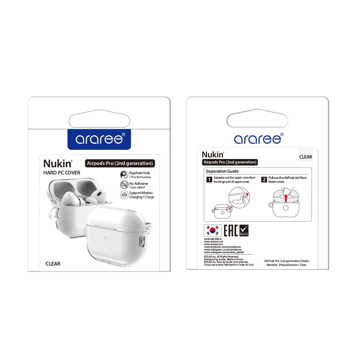 araree（アラリー） araree AirPods Pro (第2世代/第1世代）ハード