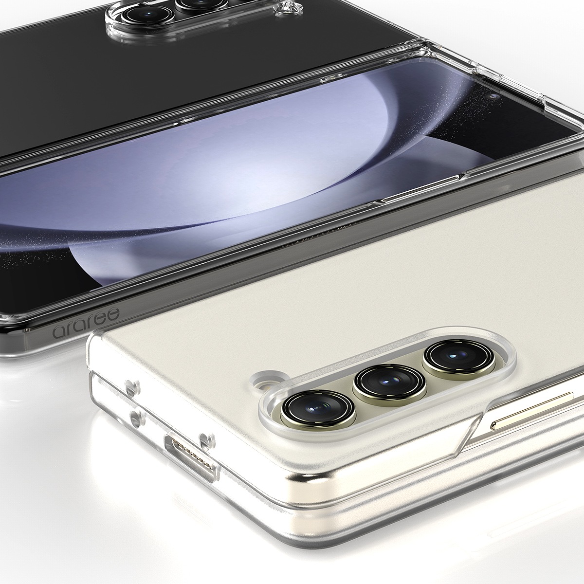 araree（アラリー） Galaxy Z Fold6 / Z Fold5 ケース Nukin クリア