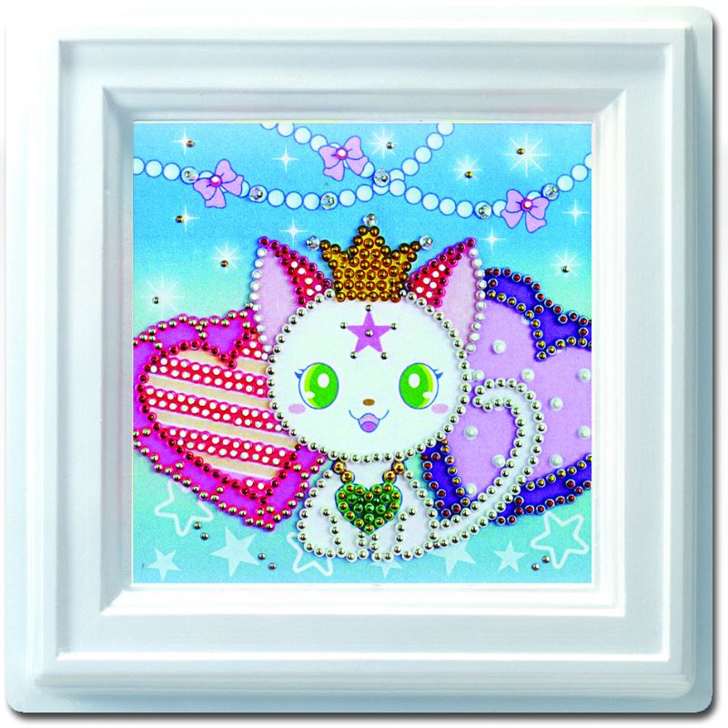 TOHOミニプッシュ キラキラにゃんこ【手作りキット】ビーズキット