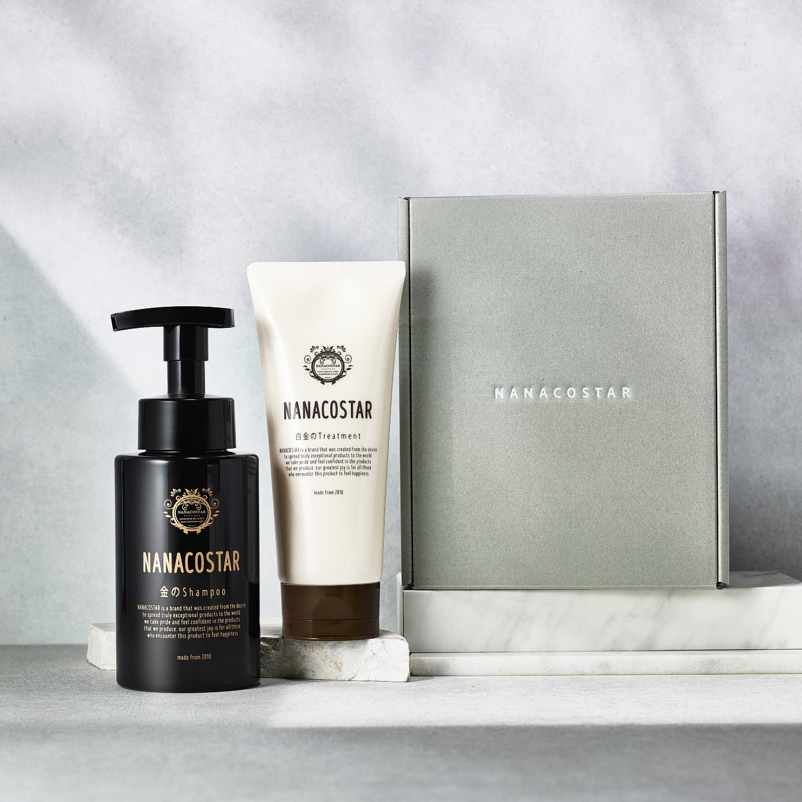 ダメージケアセット 金のシャンプー &白金のトリートメント ギフト