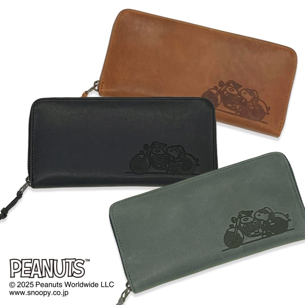 PEANUTS/SNOOPY】スヌーピーのラウンド長財布【JOE COOL】［sp-73321］